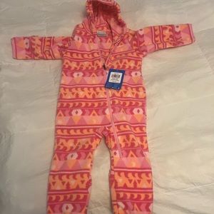 Columbia baby fleece one piece NWT 12-18 months